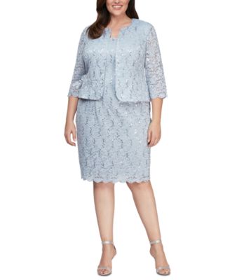 mother of the bride silver dresses plus size