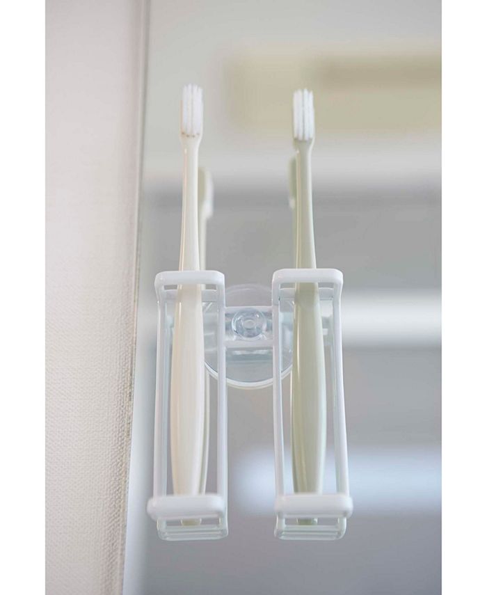 Yamazaki Tower Suction Cup Mounted Toothbrush Holder Macy's