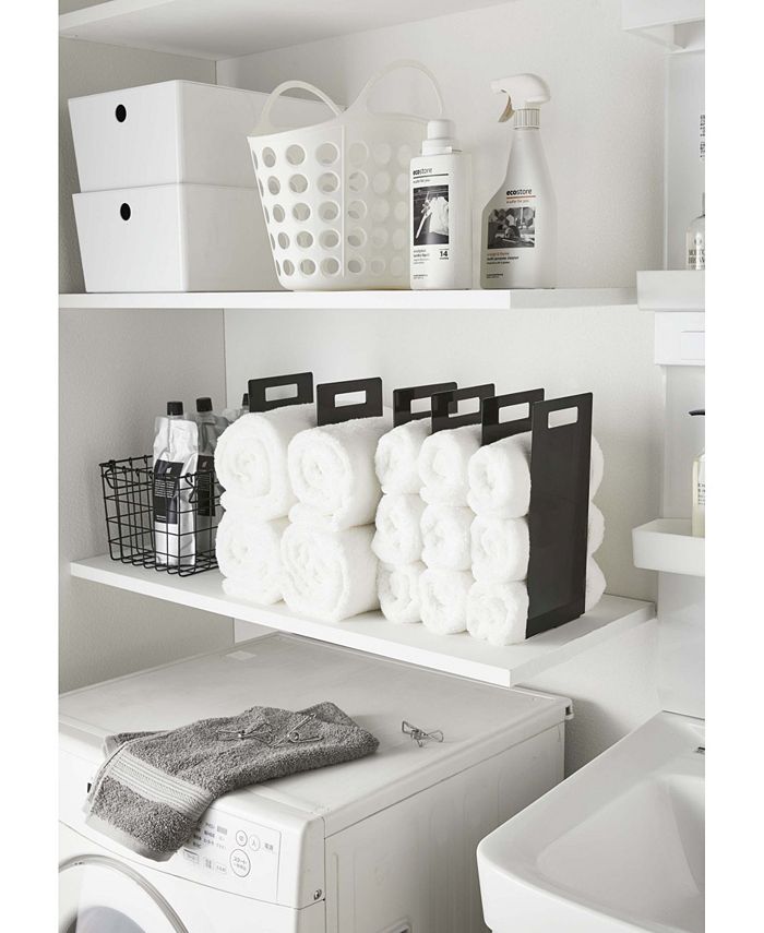 Yamazaki Home Tower Interlocking Towel Organizer Set of 2 Macy's