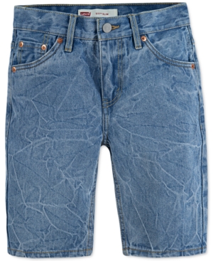Levi's Toddler Boys UnBasic 511 Slim-Fit Distressed Denim Shorts
