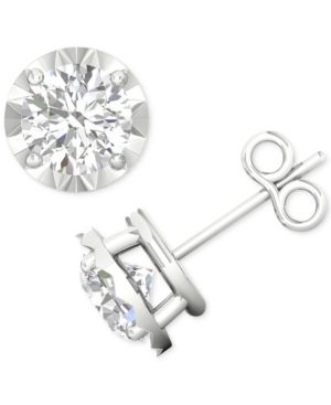 image of Diamond Stud Earrings (1/2 ct. t.w.) in 14k White Gold