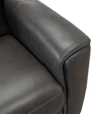 Brayna 35" Classic Leather Pushback Recliner, Created for Macy's