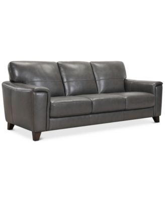 Brayna 88" Classic Leather Sofa