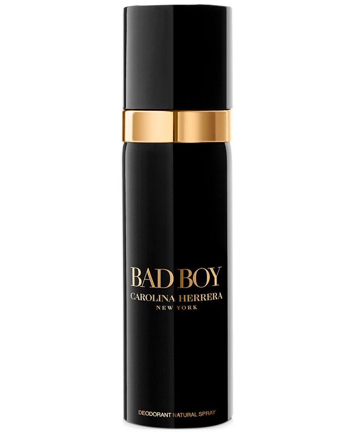 Carolina Herrera Men's Bad Boy Deodorant Spray, 3.4 oz. - Macy's