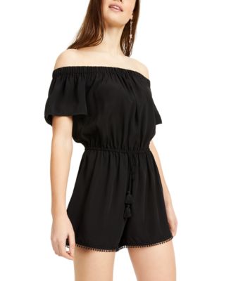 off the shoulder rompers for juniors