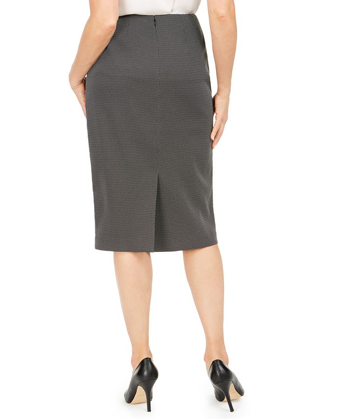 Kasper Pin-Dot Pencil Skirt - Macy's