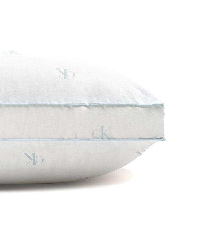 Calvin Klein Monogram Logo Extra Firm Support Pillow, King Macy's