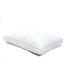 Monogram Logo Extra Firm Support Cotton Pillow, Standard/Queen