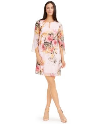 floral knee length dress