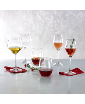 Set of 2 Heart to Heart Cabernet Glasses