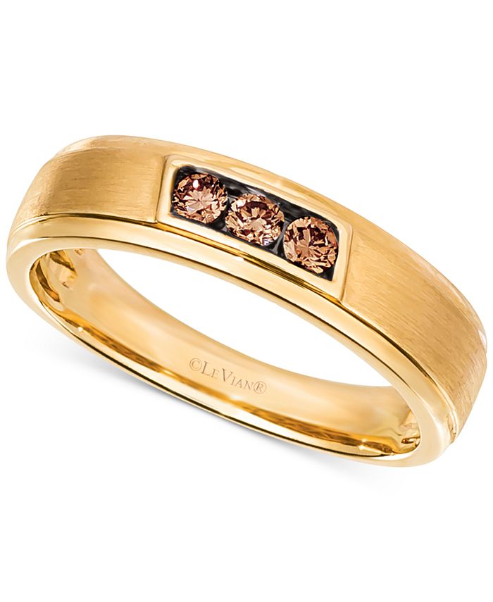 Le Vian - Men's Diamond Band (1/4 ct. t.w.) in 14k Gold