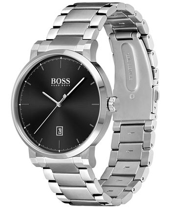 BOSS - Men's Confidence Stainless Steel Bracelet Watch 42mm