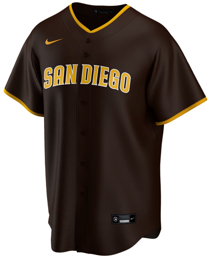 Men's San Diego Padres Official Blank Replica Jersey
