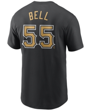 Nike Men's Josh Bell Pittsburgh Pirates Name and Number Player T-Shirt