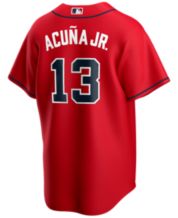 Nike Men's Ronald Acuna Jr. White Atlanta Braves 2023 City Connect Replica  Player Jersey - Macy's