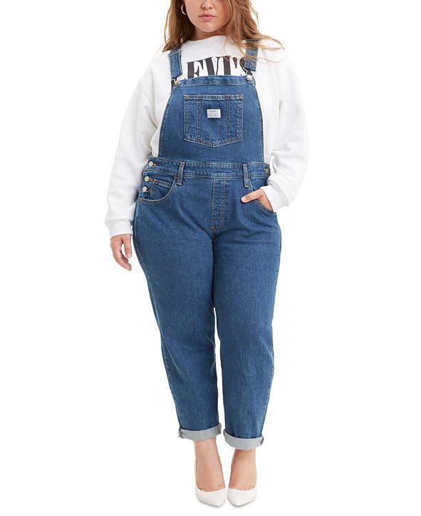 Levi's Trendy Plus Size Everyday Denim Overalls & Reviews Pants & Leggings Plus Sizes Macy's