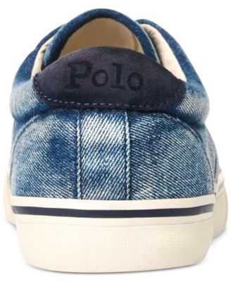 Polo Ralph Lauren Men's Thorton Denim Sneakers - Macy's