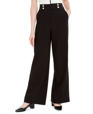 calvin klein wide leg pants