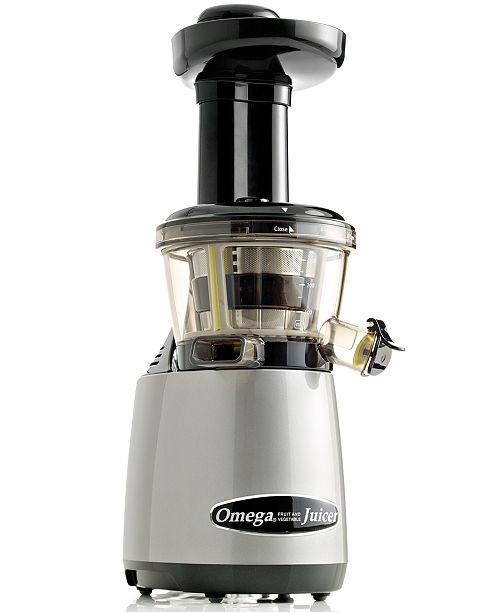 Omega Vrt400hds Silver Slow Speed Vertical Juicer Reviews Small Appliances Kitchen Macy S