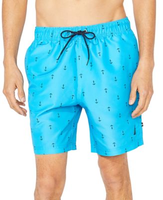 Red Anchor Swim Trunks Men's