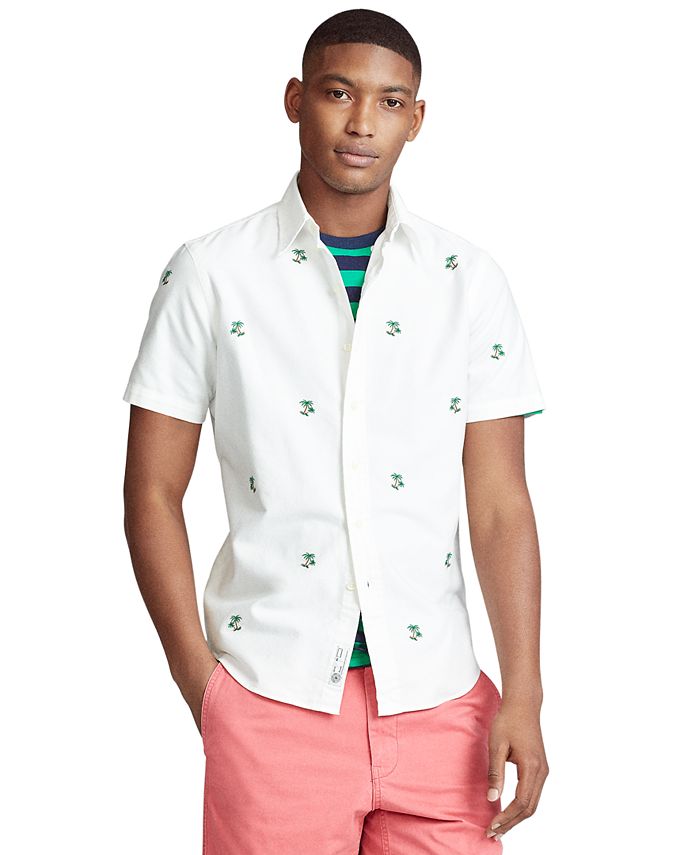Polo Ralph Lauren Men's Big & Tall Classic Fit Tropical Print Shirt ...