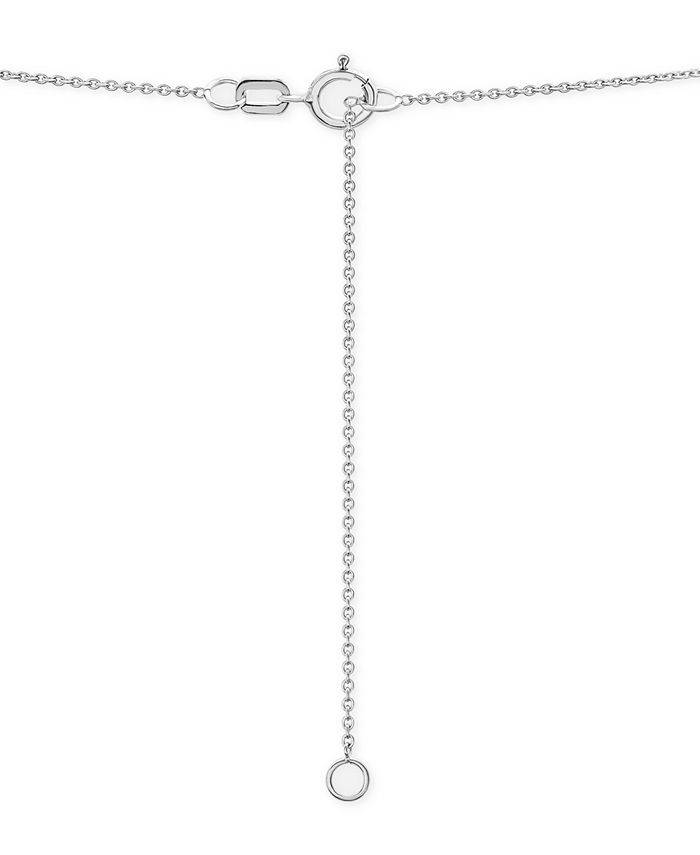 Wrapped in Love - Diamond Cluster 20" Pendant Necklace (1 ct. t.w.) in 14k White Gold