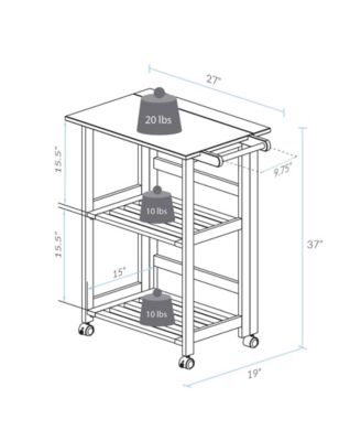 Trek Folding Kitchen Cart