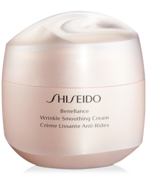 Shop Shiseido Benefiance Wrinkle Smoothing Cream, 2.5-oz.