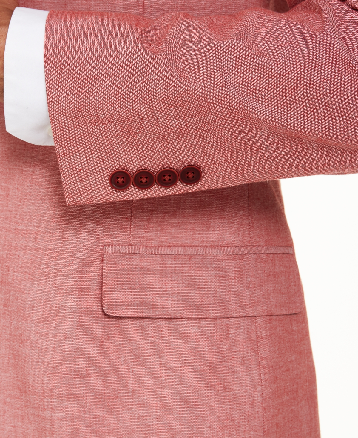 Nautica Men's Modern-Fit Chambray Sport Coat