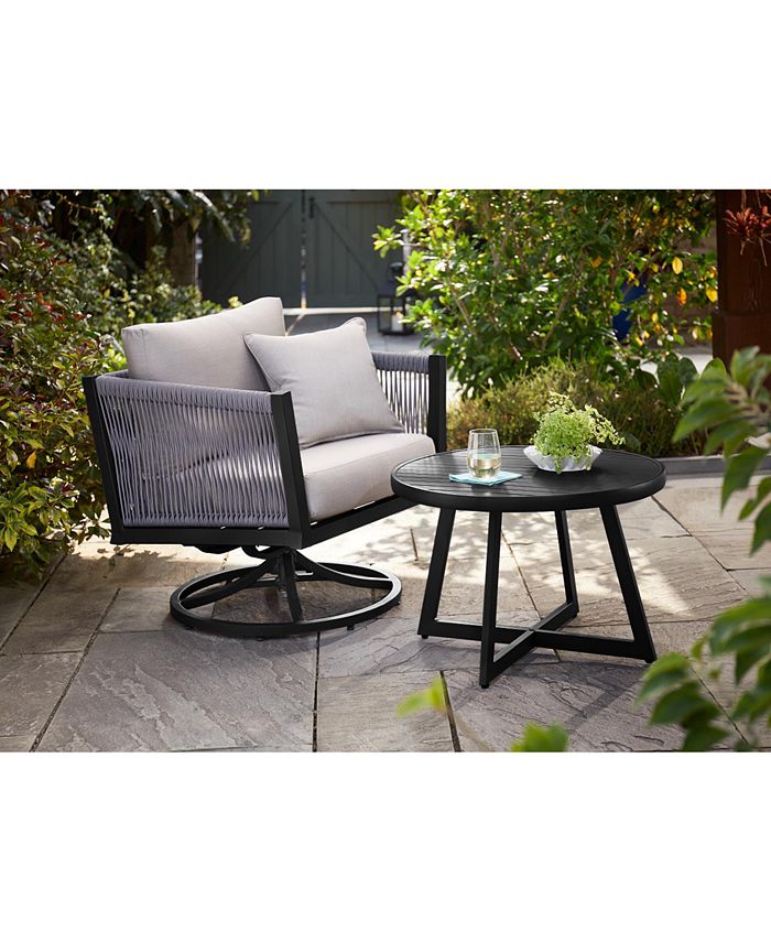 Furniture Braxtyn Outdoor Round Nesting Coffee Table, Created for Macy