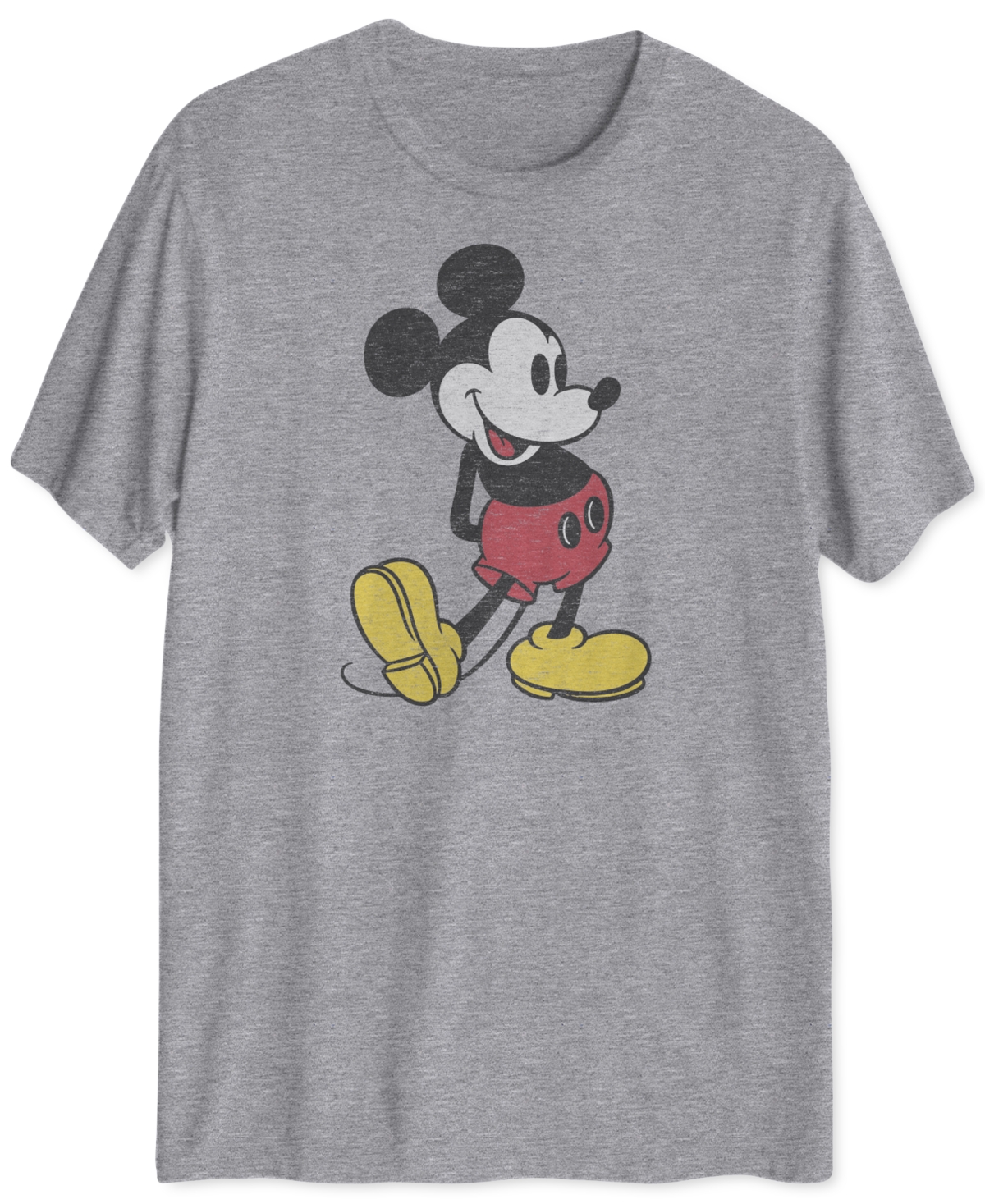 Mickey Men's Graphic T-Shirt - Grey
