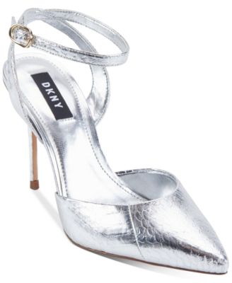 dkny silver shoes