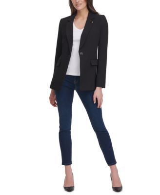 Tommy Hilfiger Piped Blazer - Macy's