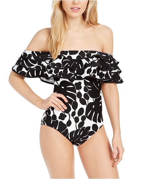 Kate Spade New York Off The Shoulder One Piece Swimsuit Reviews