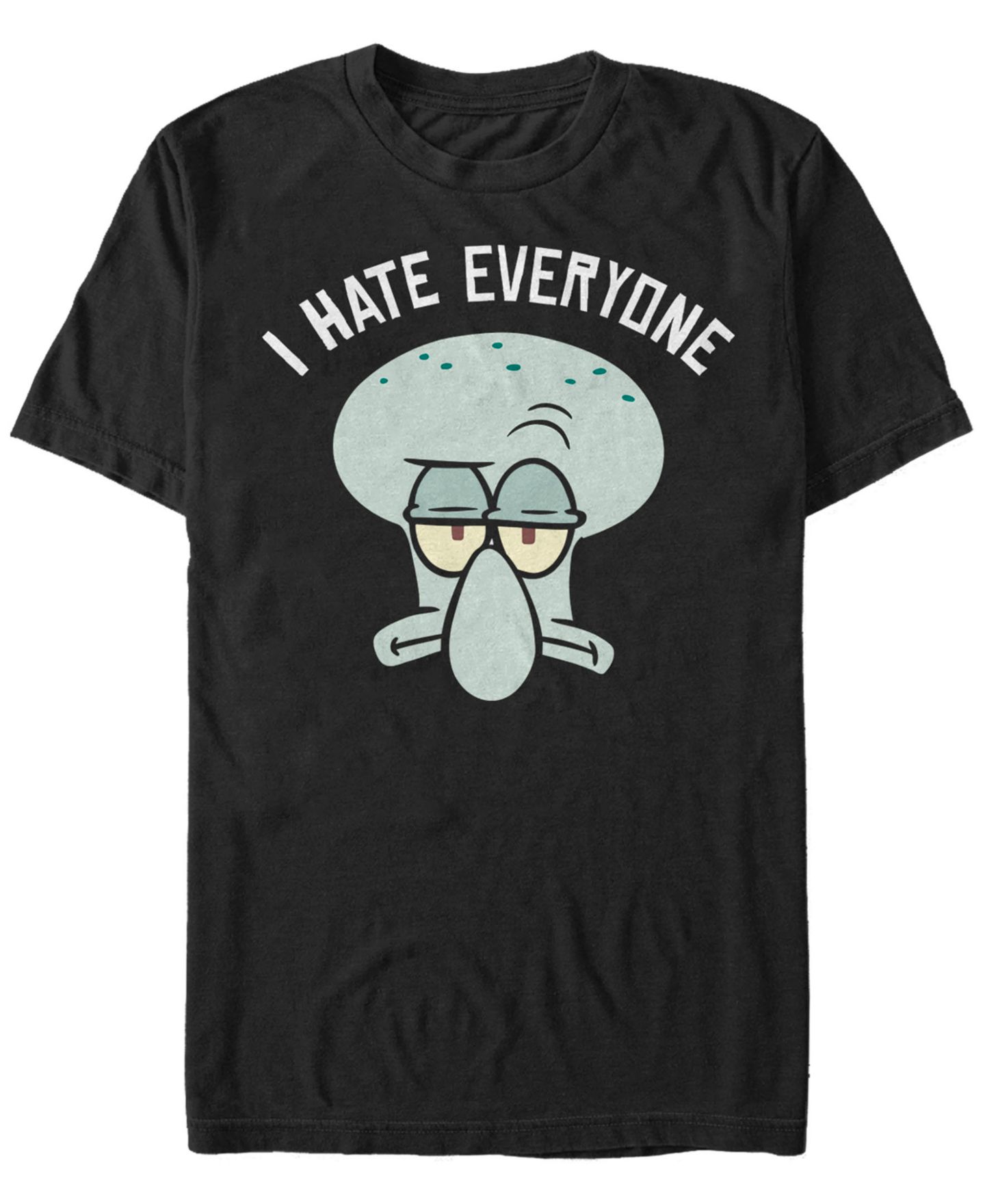 Мужская футболка Fifth Sun Hate Everyone Short Sleeve Crew, цвет: Чёрный — фото 1