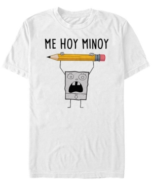 Fifth Sun Men's Me Hoy Minoy Short Sleeve Crew T-shirt In White