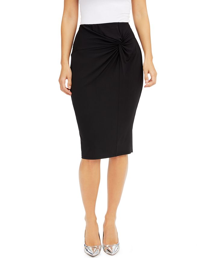 Thalia Sodi Twist-Side Pencil Skirt, Created for Macy's - Macy's