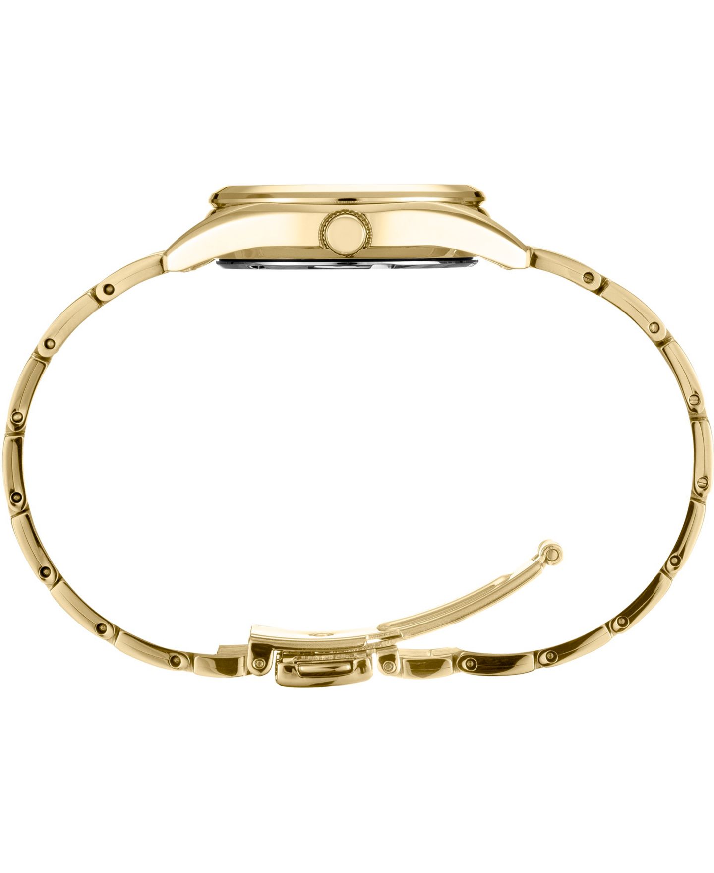 Женские часы Seiko Essentials Gold-Tone Stainless Steel Bracelet Watch 29.8mm — фото 2