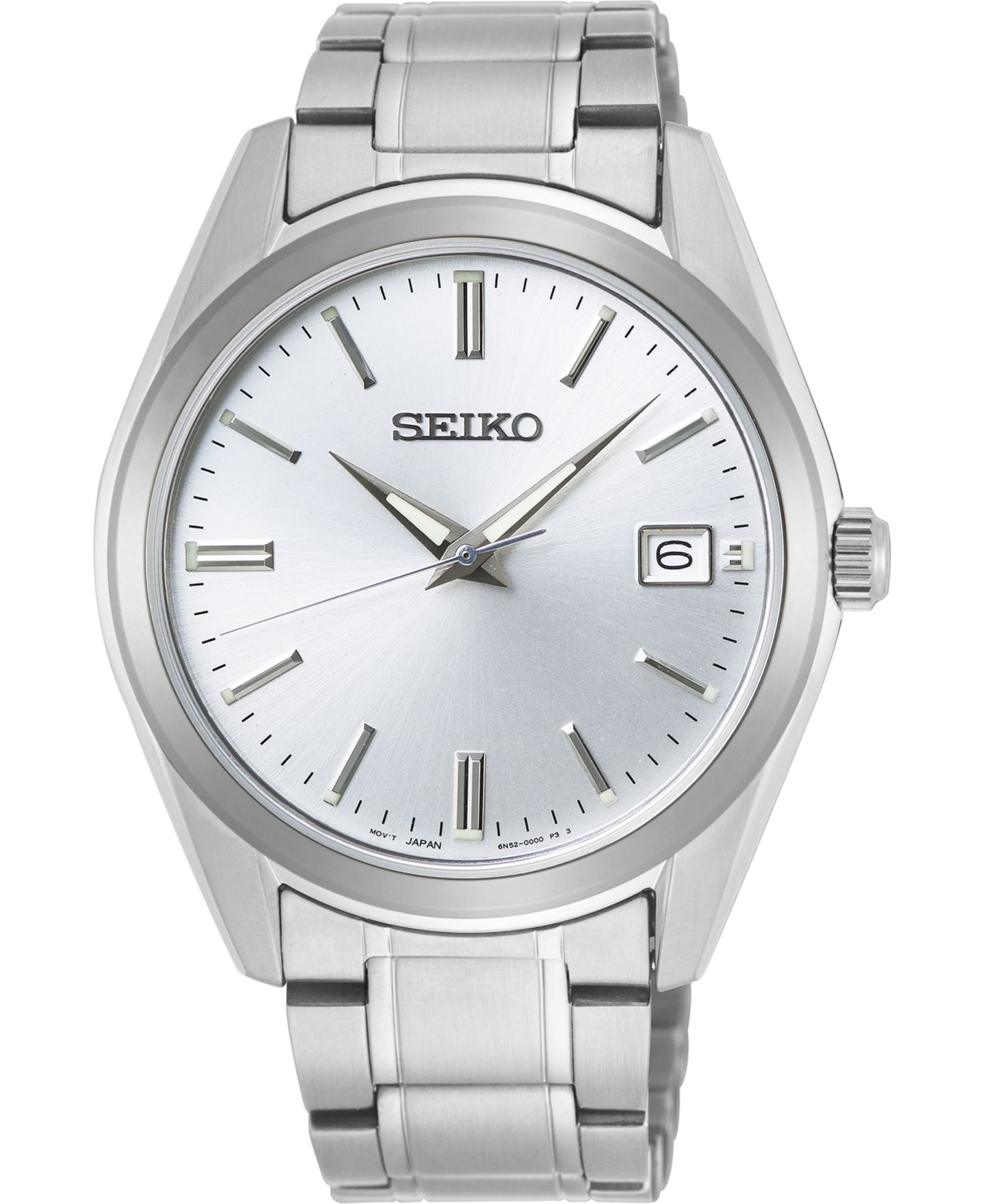 Мужские часы Seiko Essentials Stainless Steel Bracelet Watch 40.2mm — фото 1