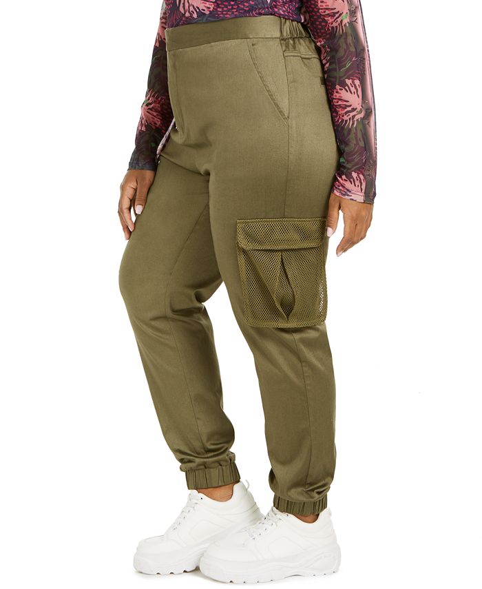 Lala Anthony Trendy Plus Size Skinny Cargo Pants, Created for Macy's