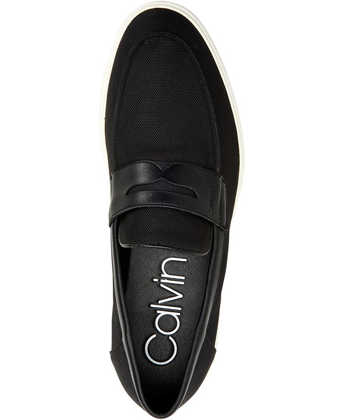 Calvin Klein Men's Trapper Silky Suede Penny Loafers Macy's