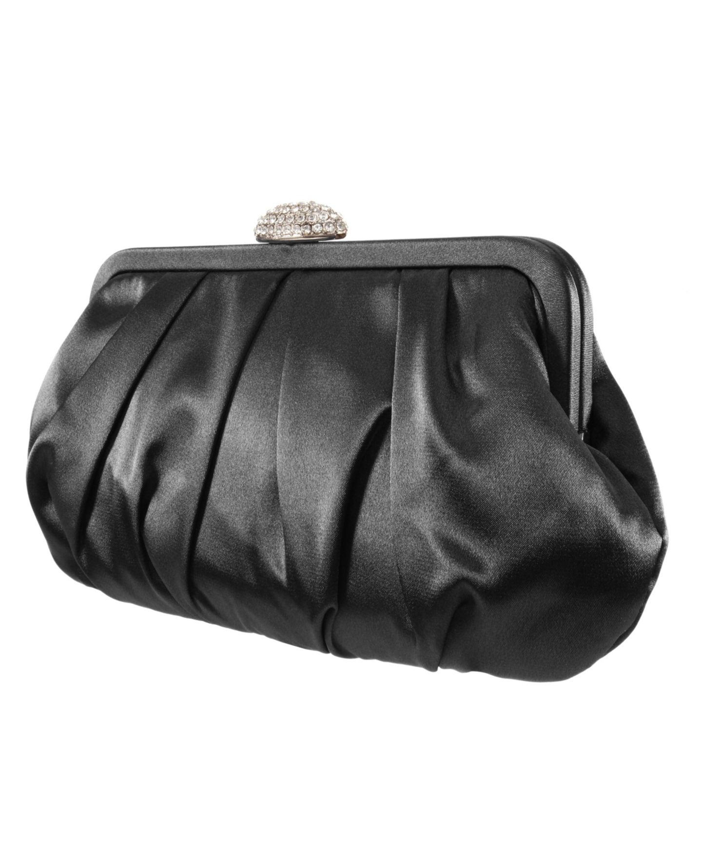 Женский клатч Nina Classic Satin Clutch, цвет: Чёрный — фото 3
