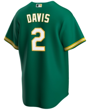 NIKE MEN'S KHRIS DAVIS OAKLAND ATHLETICS OFFICIAL PLAYER REPLICA JERSEY