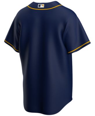 Men's Milwaukee Brewers Official Blank Replica Jersey