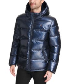 Men's Pearlized Performance Hooded Puffer Coat