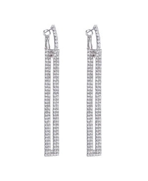 image of Nina Elongated Rectangle Drop Earring