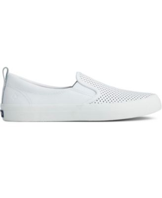 Women's Crest Twin Gore Perforated Slip On Sneakers, Created for Macy's