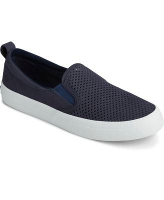 navy blue slip on sneakers womens