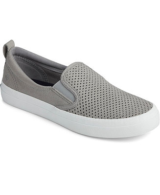 Sperry Women's Crest Twin Gore Perforated Slip On Sneakers - Macy's