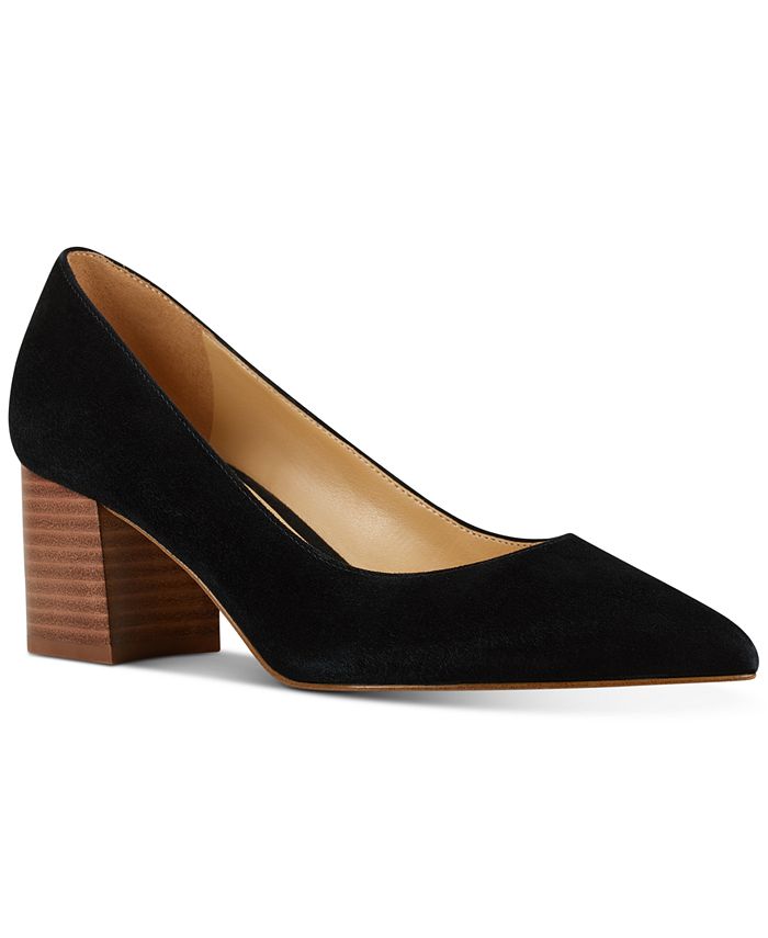 Nine West Tves Block Heel Pumps Macy s